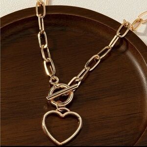Heart Thick Chain Necklace